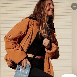 New without tags Free People movement outpost bomber jacket XS